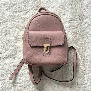 Rose Pink Mini Backpack